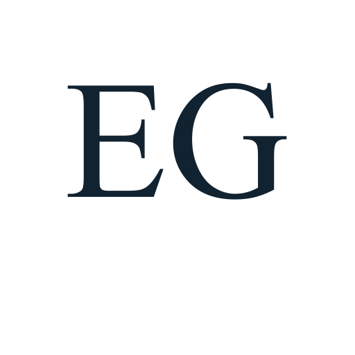 Event Golf logo, golf ball with E in the centre drawn graphic